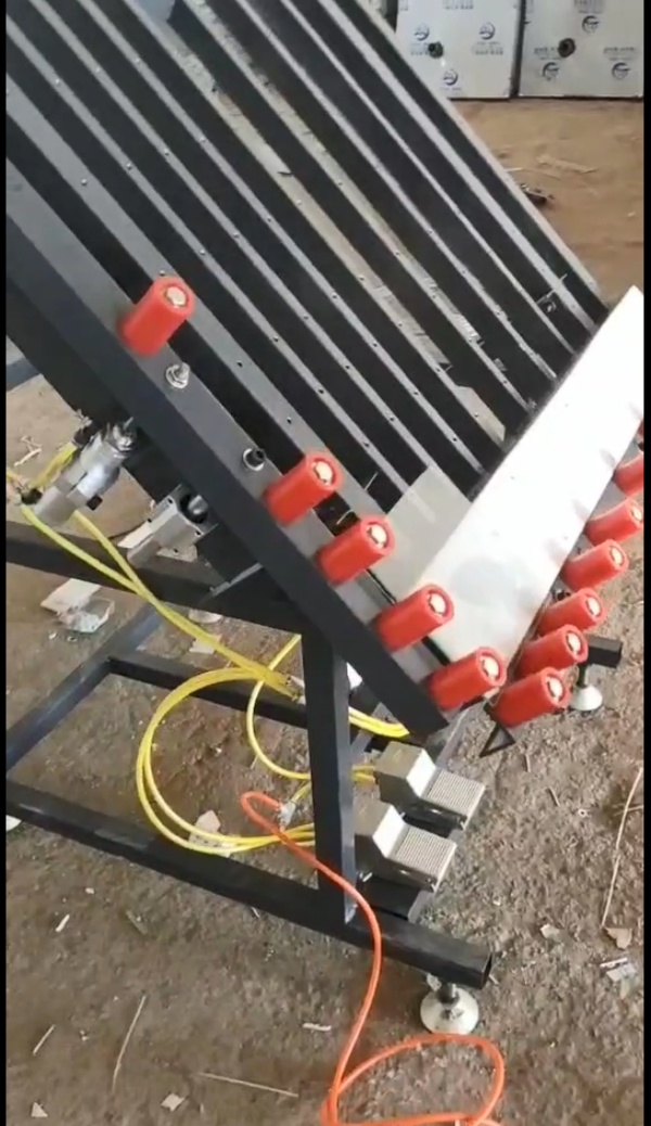 小型中空玻璃臥式合片臺翻轉臺